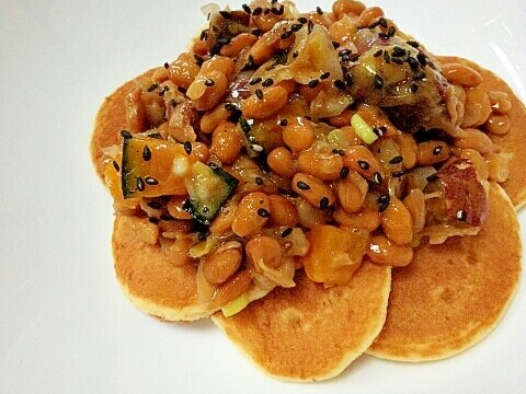 納豆の食べ方 お芋 南瓜パンケーキ レシピ 作り方 By Nyan260 楽天レシピ 納豆の食べ方 お芋 南瓜パンケーキ レシピ 作り方 By Nyan260 楽天レシピ